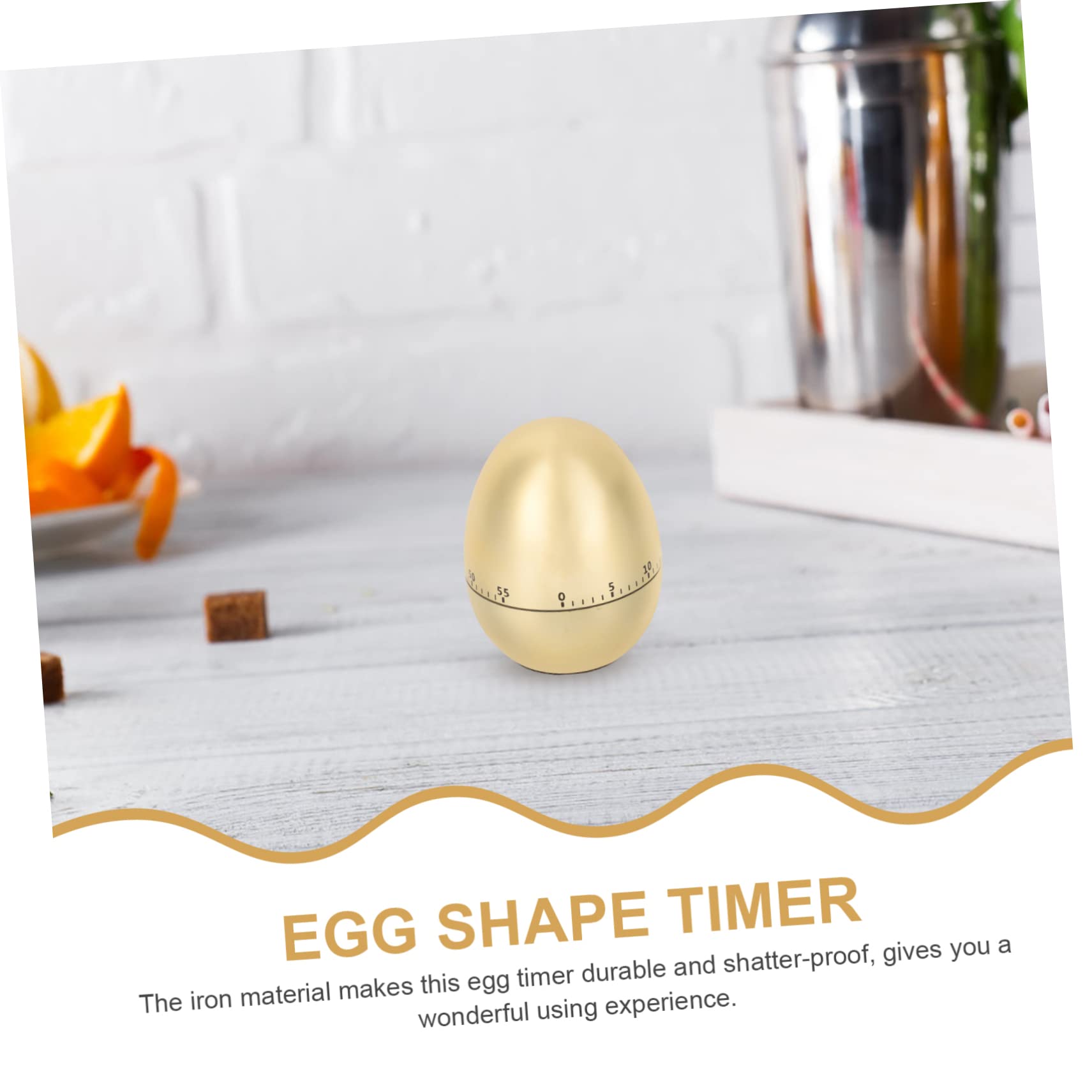 BESTonZON 4stücke Kreativer Mechanischer Eieruhr Timer Einfacher Countdown Für Kochen Und Backen Robustes Leicht Und Tragbar Für Haus Büro Und Studium