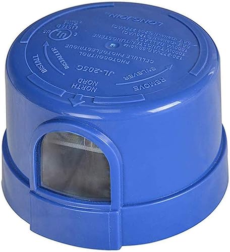 Sensor de fotocélula, interruptor de fotocélula de encendido y apagado automático, fotocélula de bloqueo giratorio, sensor de luz de atardecer a