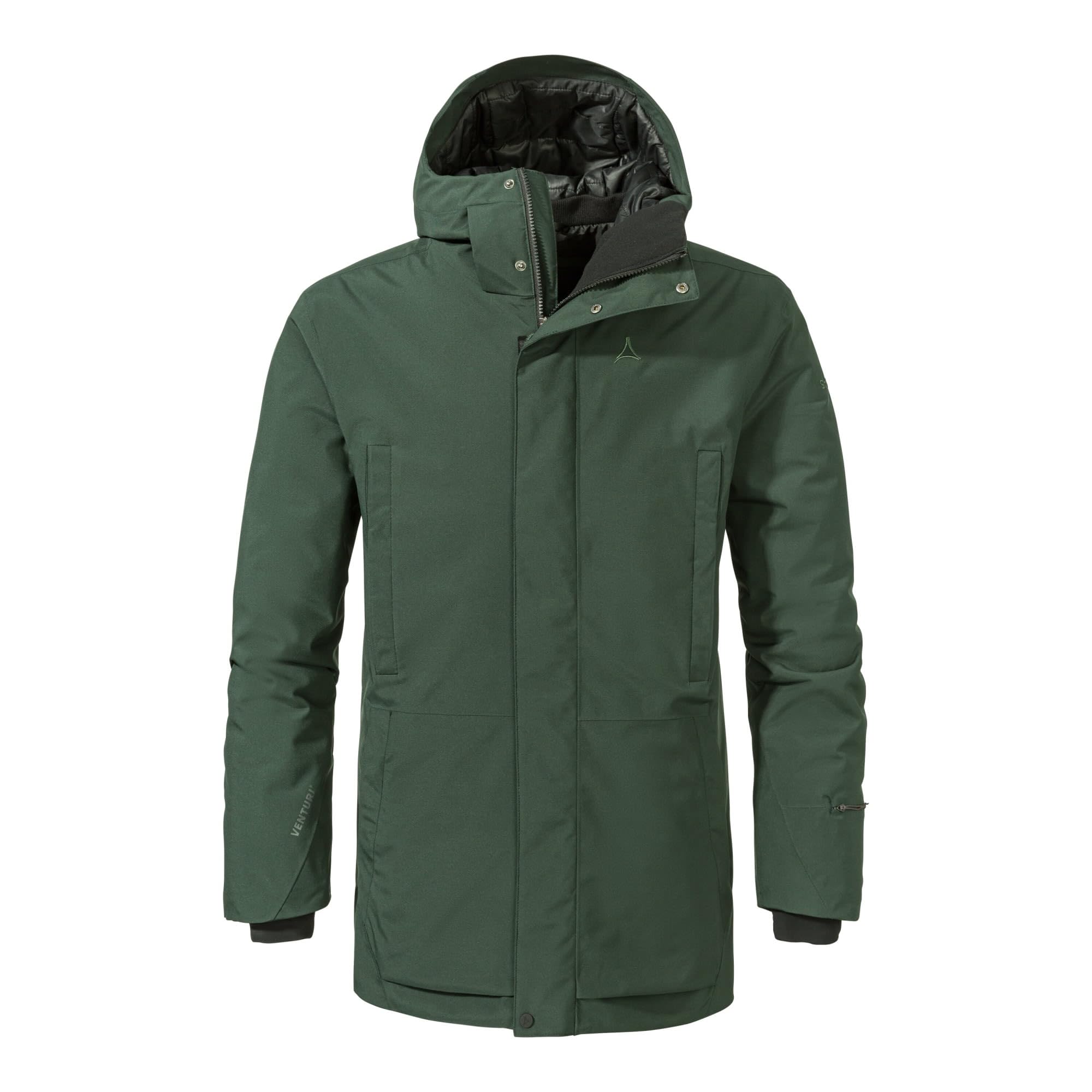 Schöffel Men's Style Crivat MNS Winter Parka, dark jade, 48