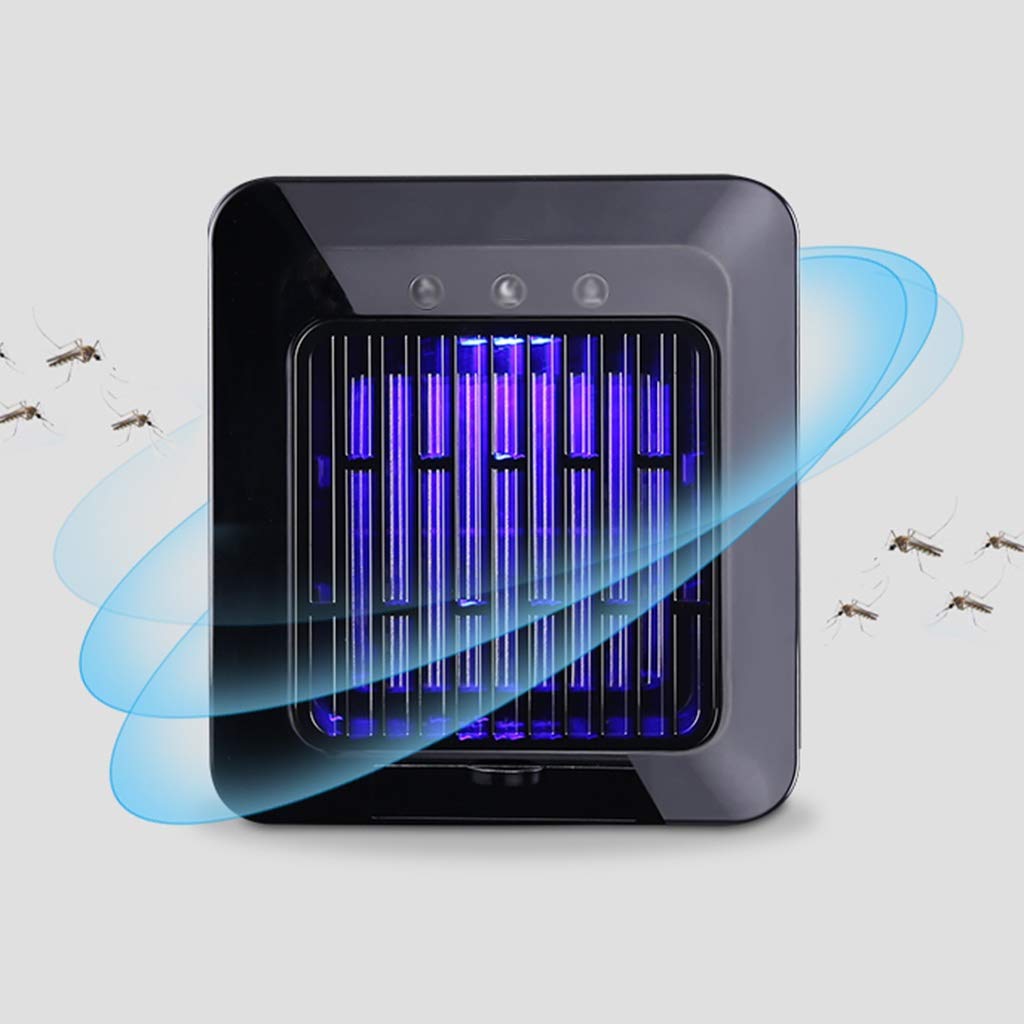 FAXIOAWA Trappola per zanzare Lampada antizanzare Domestico Silenzioso Repellente per zanzare Trappola Anti-zanzare Interno Plug-in Insetti Killer Lampada antizanzare a LED