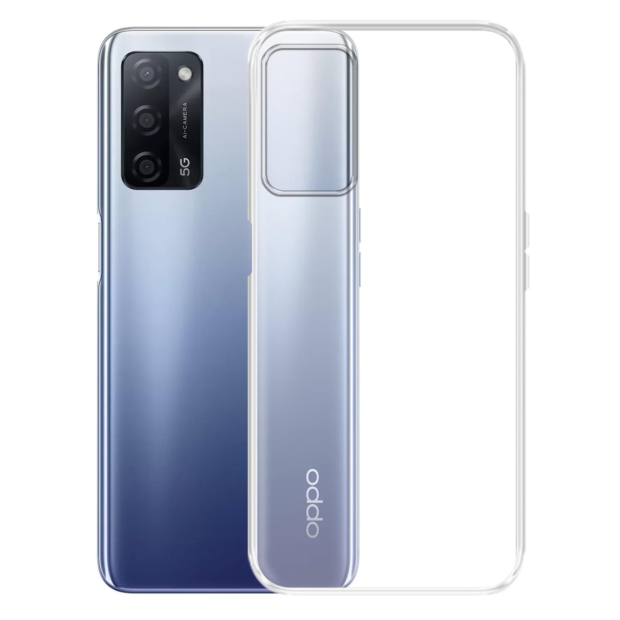Zapcase Back Case Cover for Oppo A53s 5G | Compatible for Oppo A53s 5G Back Case Cover | 360 Degree Protection | Soft and Flexible (TPU | Transparent) (B0D1MSVPM3) Amazon Price History, Amazon Price Tracker