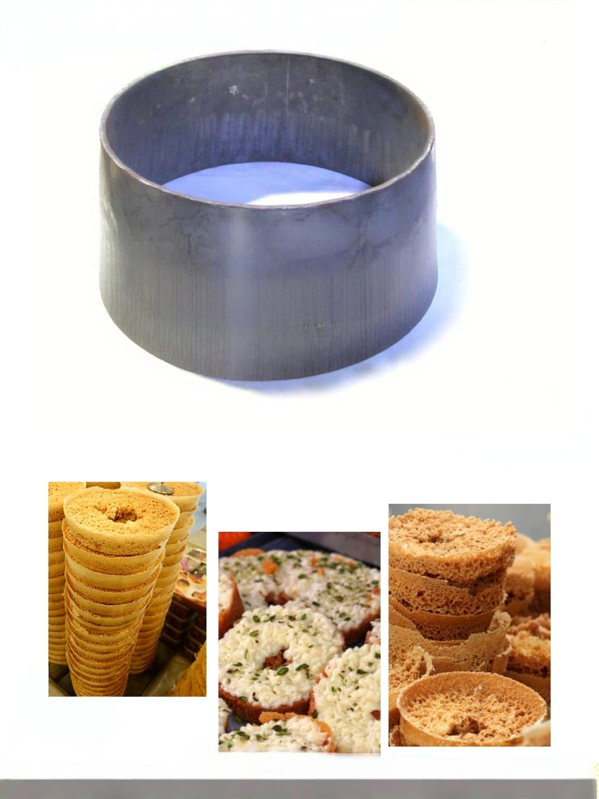 AZ Enterprises Iron Ghevar Sweet Ring Mould, Traditional Ghewar Sancha, (5 Inch)-picture-19