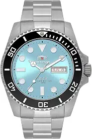 RELOGIO ORIENT AUTOMATICO AZUL METAL PRATA NH3SS010 A1SX