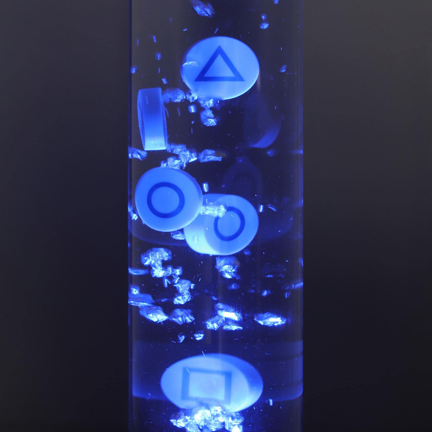 Paladone PlayStation-Lampe XL Wassersäule Schwarz Modern mit Bubblefunktion und LED-Beleuchtung 120 cm hoch