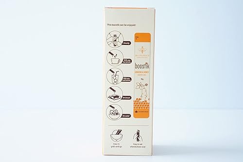 Miniatura 6 de BeeFamily - Ginseng Honey Boostik - Paquete múltiple de 17.64oz