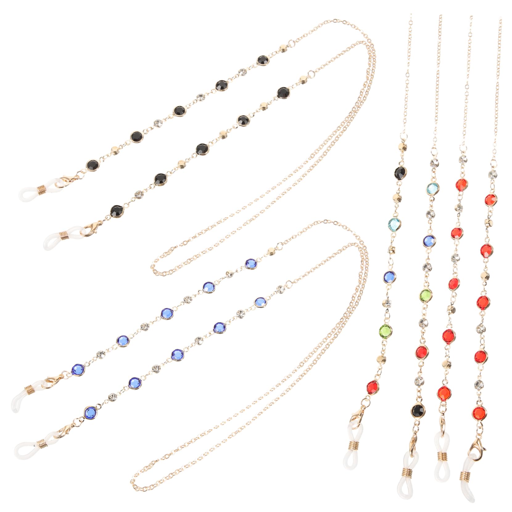 Homoyoyo Catena Di Occhiali Cinghie Per Occhiali Catena Per Occhiali Con Perline Uomo Occhiali Da Sole A Forma Di Occhiali Da Sole Alla Moda Accessori Per Occhiali Lega