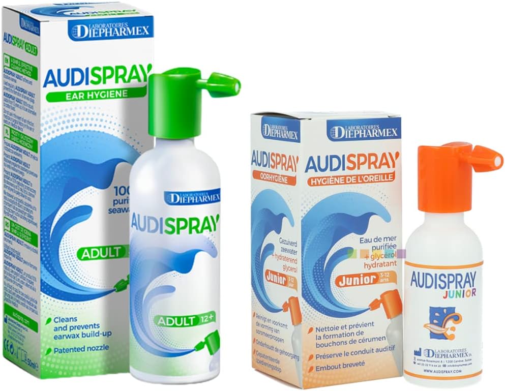AUDISPRAY Ear Cleaning Solution - Adult Size