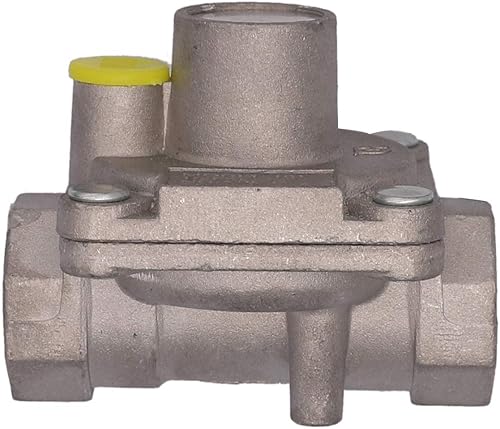 Miniatura 3 de MeTer Star Regulador de presión de gas Manguera de propano Regulador NG con rosca de 3/8 "NPT Presión de entrada de 7" y presión de salida 3-5"