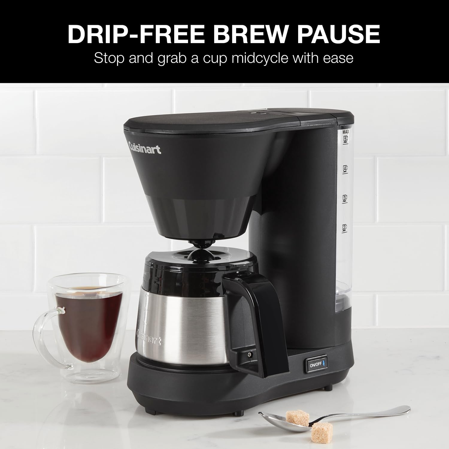 Cuisinart 5-Cup Coffeemaker with Stainless Steel Carafe