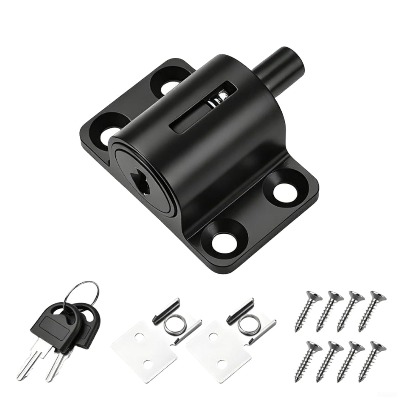 Sileduove Zinc Alloy Safety Lock, For Sliding Doors And, For Windows Child Proof Ventilation Limiter, With Touch Secure Locking Mechanism(H)