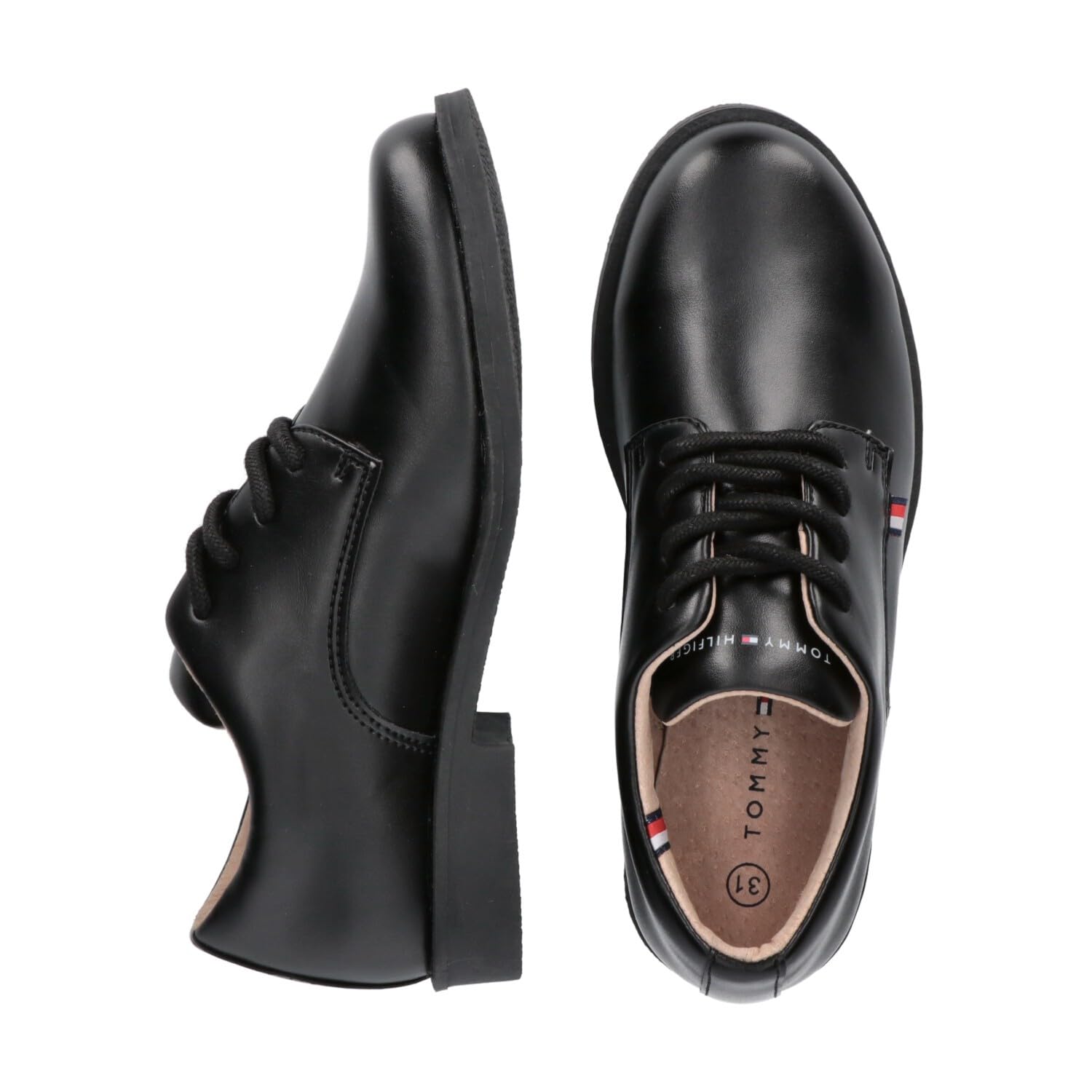 Tommy Hilfiger, Zapatos Suaves de Cordones, Samir, Negro, 29