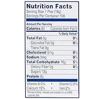 Vista 2 de Fruidles Chupetas de caramelo duro rellenas de chicle con relleno de chicle, sabores surtidos, envueltos individualmente (paquete de 10)