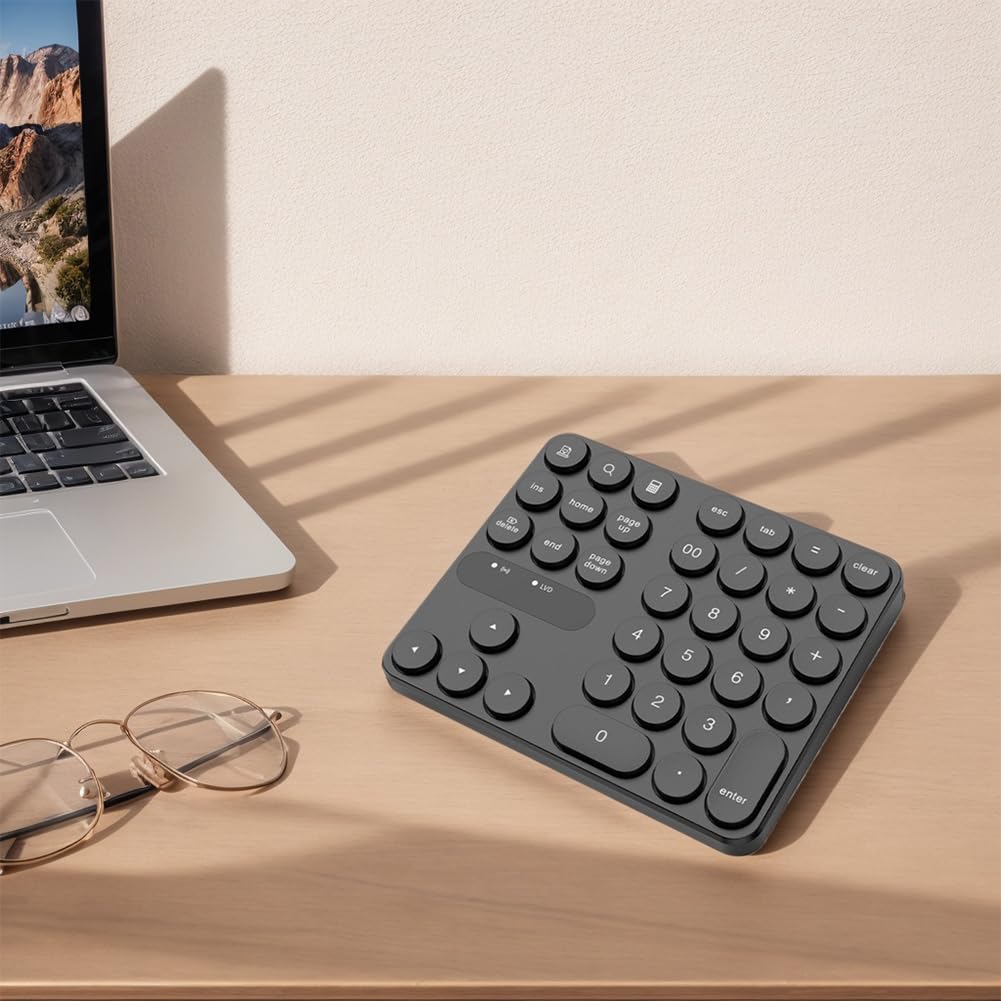 Mini tastiera numerica wireless a 35 tasti USB-A USB-C per computer portatile scrivania PC tastiere
