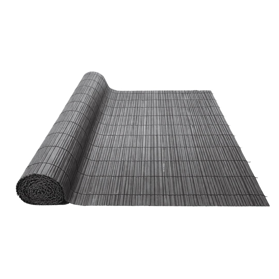 CAÑIZO PVC DOBLE CARA SURFCANE 20 MM ANTRACITA NORTENE 1X3 M