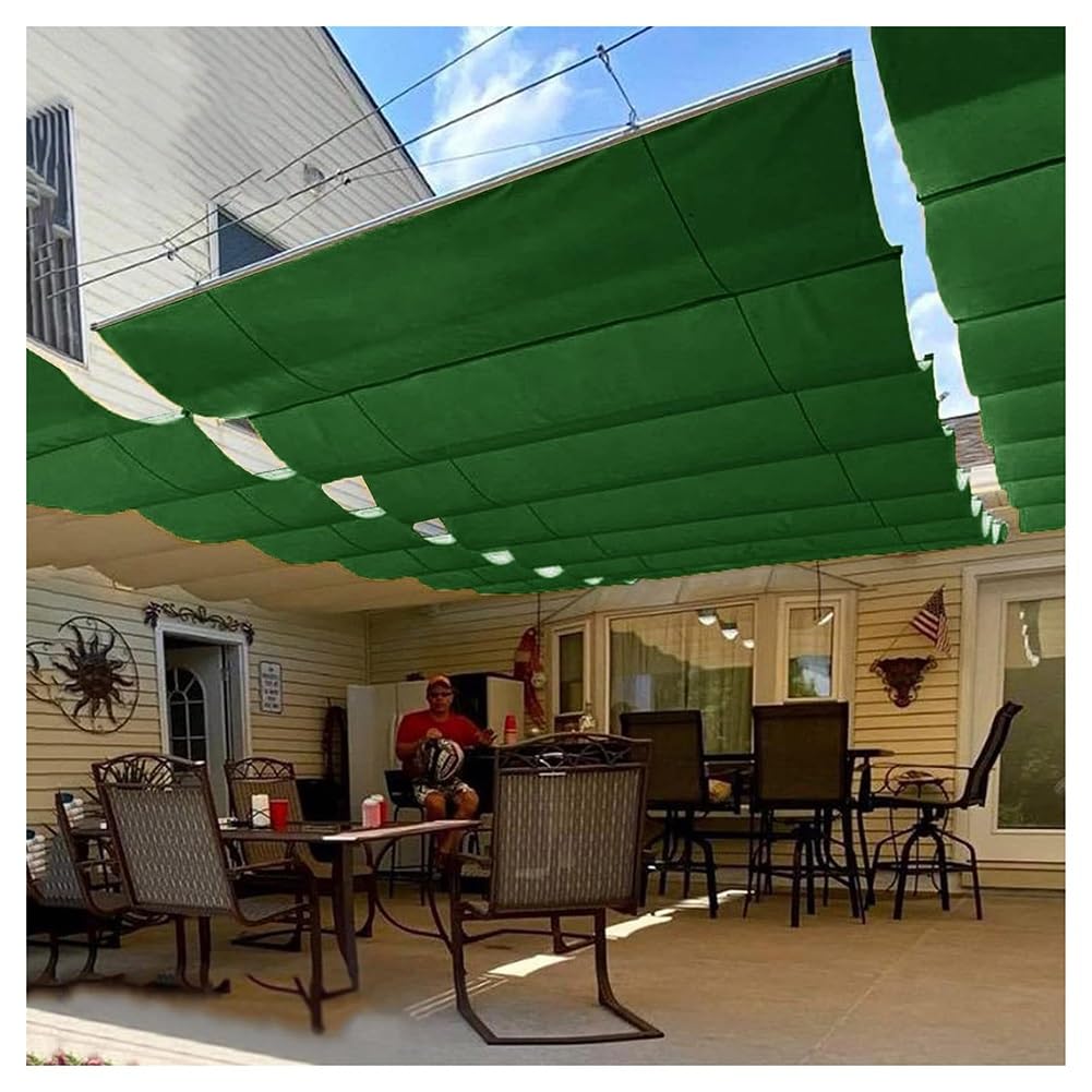 Voile métallique coulissante de pergola pour ombrager votre terrasse et patio