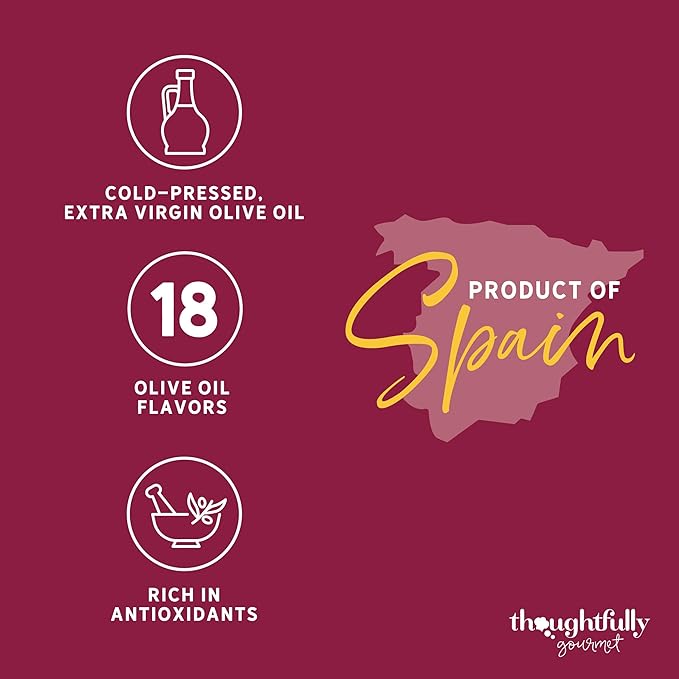 Thoughtfully Gourmet, Aceite de Oliva Extra Virgen, Pack de 18, 12.6 fl oz miniatura 6