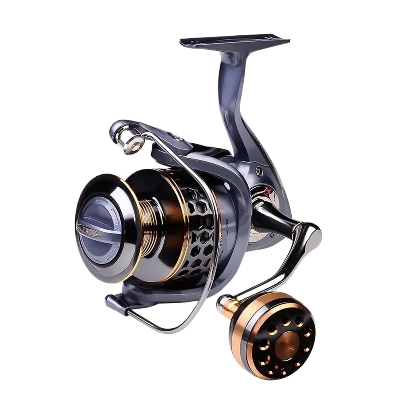 Arrastre máximo 21 KG, Carrete de Pesca, relación Engranaje 5,2:1, Velocidad, Giro, Lanzamiento Carpa, Compatible con Agua Salada