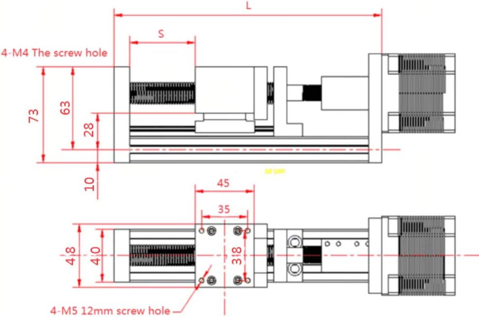 Manual Linear Actuator Sliding Table Linear Guide Ubuy Sri Lanka