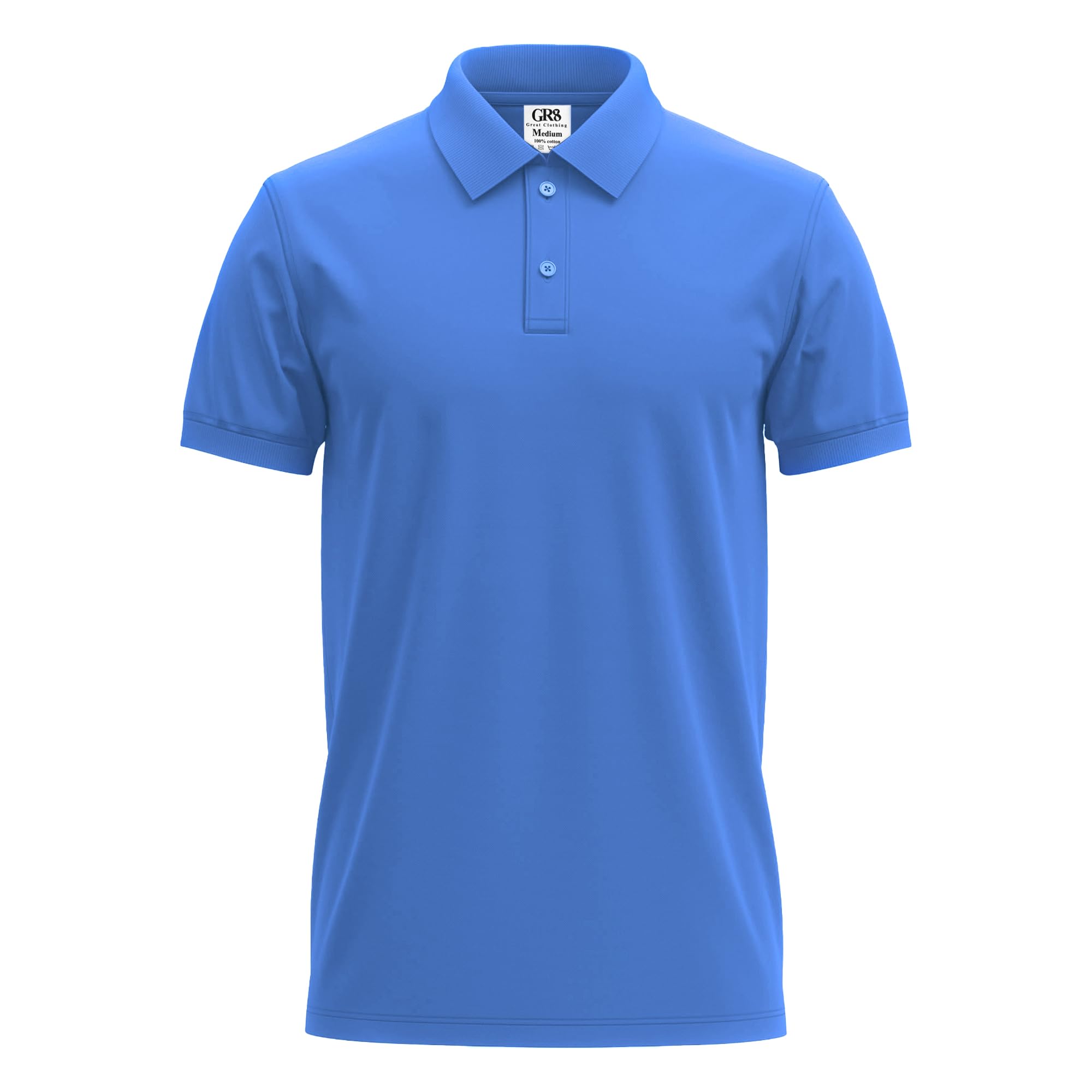 GR8 Great Clothing Polo Half-Sleeve T-shirts For Men Dry Fit moisture-Wicking Technology - Perfect For Sports, Gym Workouts Unparalleled Comfort And Functionality With A Sleek Design
