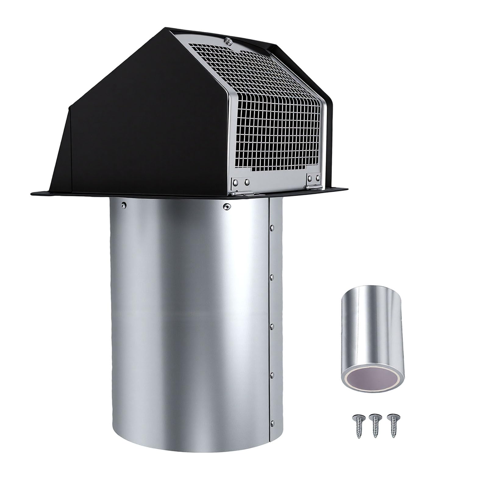 Campana de Ventilación de Pared de 6 Pulgadas, Acero Galvanizado