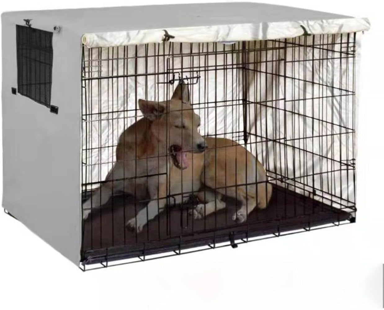 Amazon | pisipe 犬 ケージカバー ペットサークルカバー 屋内と屋外