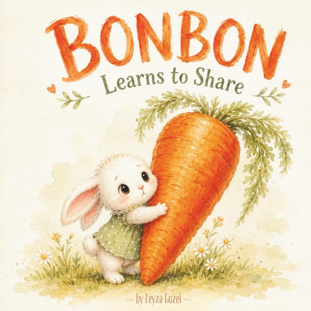 Bonbon Learns to Share: A Heartwarming Bunny Story About Kindness, Friendship, and Sharing for Kids Ages 3–7 (The Bonbon Adventures)