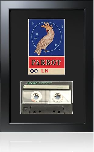 Miniatura 8 de Cinta de casete y marco de exhibición con forro de espuma EVA y tela flocada negra, decoración de música retro, pantalla de colección de cassette,