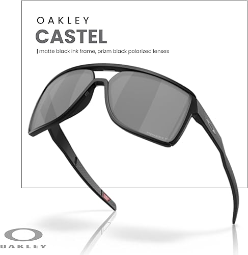 Miniatura 5 de Oakley Castel OO9147 - Lentes de sol rectangulares para hombre  correa de accesorios y kit de iWear de diseñador