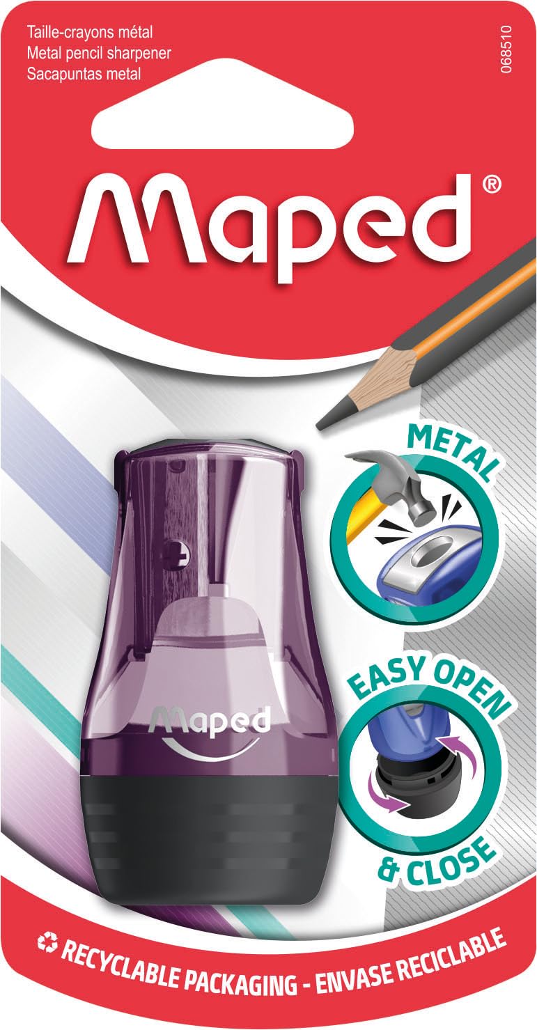 MAPED Taille-crayon Tonique En Métal Avec Corps En Plastique | Idéal