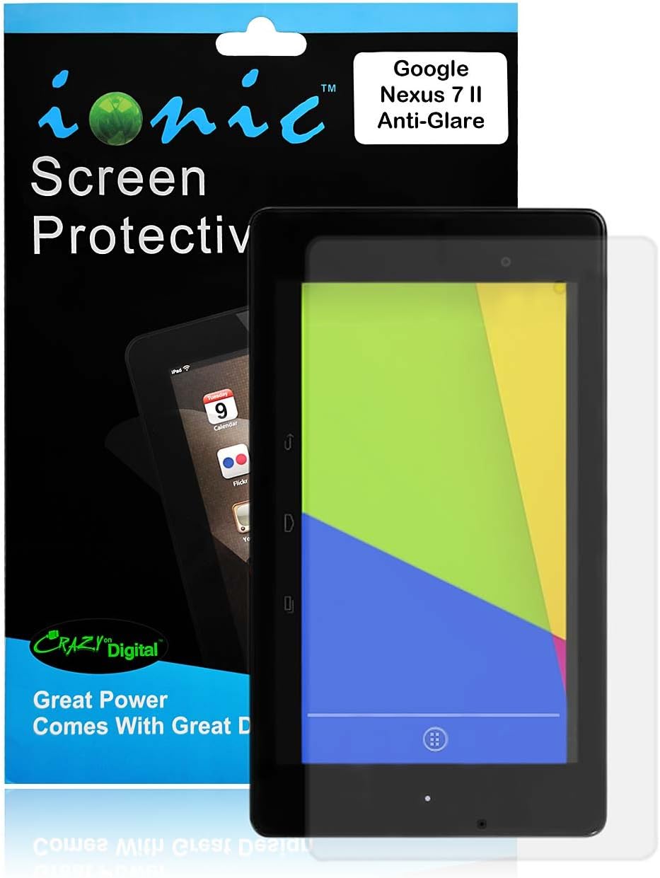 COD(TM) Screen Protector Film Matte Clear (Anti-Glare Anti-Fingerprint) for Google Nexus 7 FHD 2nd Generation Gen Tablet (Compatible with ASUS Google Nexus 7 FHD 2 2.0 II Tablet 2013 Version)(3-Pack)