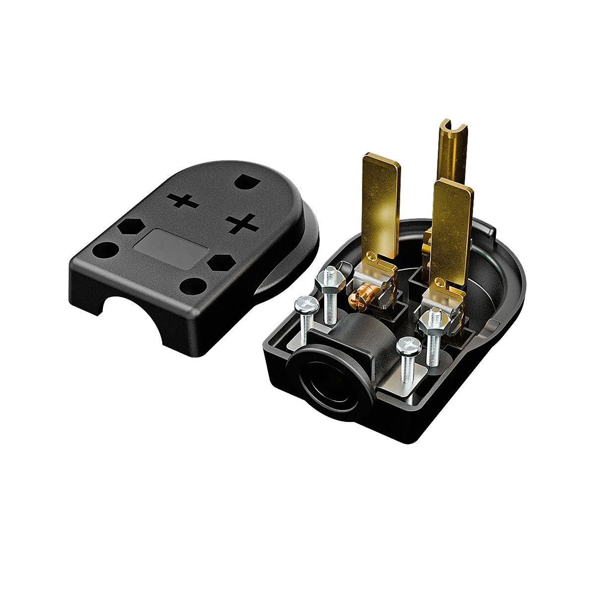 Urjupea NEA 10-30P Plug 30 Ap 125/250 Volt Angle Plug 3 Pole 3 Wire