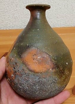 武用真作　備前焼　窯変　徳利　ぐい呑　共箱　共布　酒器 武用真作 備前焼 窯変 徳利 ぐい呑 共箱 共布 酒器 Amazon.co.jp