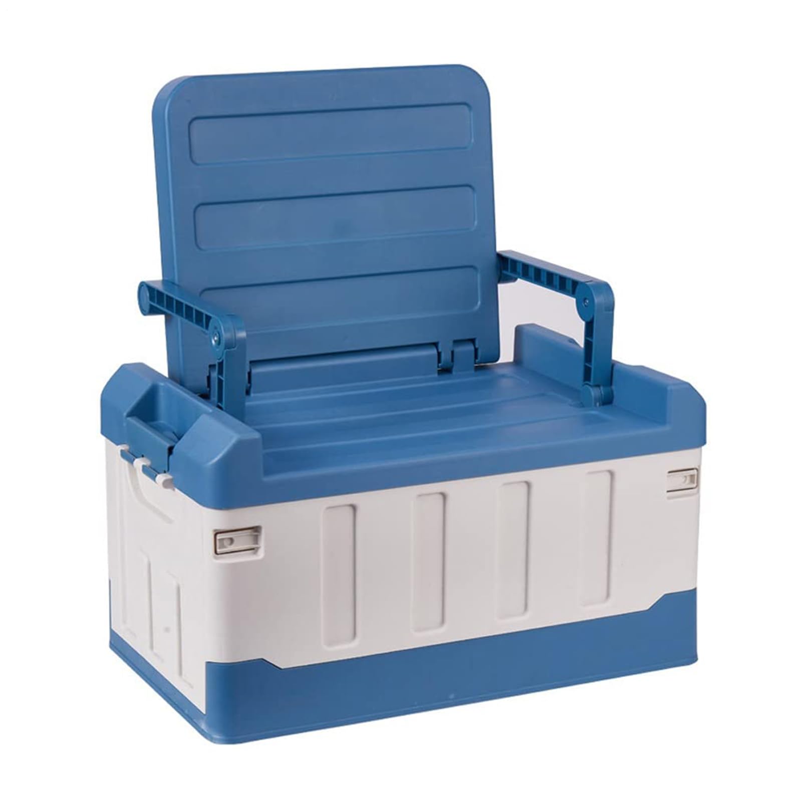 Fishing Tackle Box - 3iin1 Foldable Gear Organizer | Portable Double Layer Storage Case with Large Compartments, Multi Purpose Saltwater Accessory Holder for Car and Outdoor Use