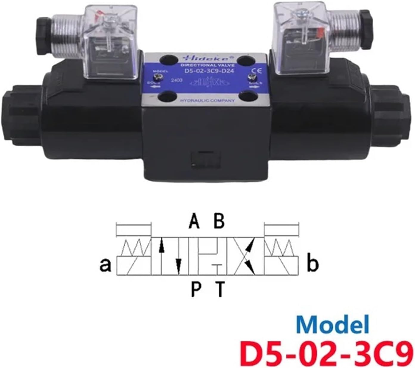 D4-02-3C2/3C4/3C6-A25 Solenoid Operated Directional Hydraulic Control Valve D5-02-3C60/3C9/3C10/3C11/2D2-D2 50/60HZ A110V D12V(D5-02-3C9,DC12)