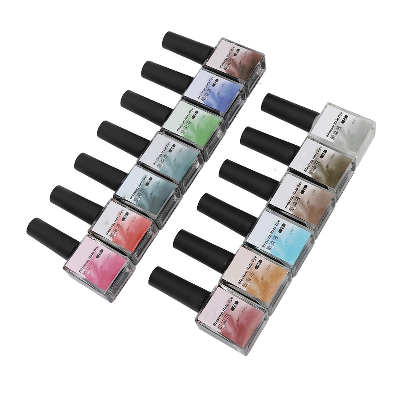 Blooming Nagellack-Farbset, 13 Lebendige Farben für Kreative DIY-Nagelkunst- und Maniküre-Designs