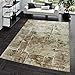 Produktbild Teppich Steinboden Marmor Optik Design Modern Wohnzimmerteppich Braun Top Preis, Größe:160x220 cm