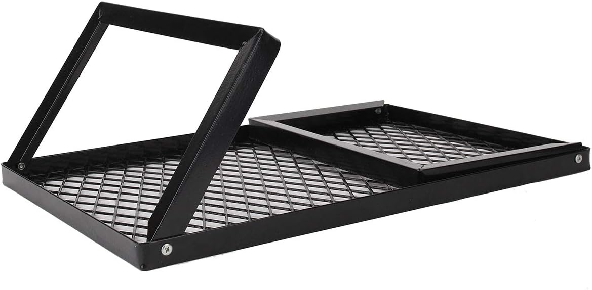 Folding Campfire Grills, Heavy Duty Iron Steel Grate, Portable Over Fire Camp Grill for Outdoor Table Backpacking Hiking Traveling Picnic BBQ : Sports & Outdoors