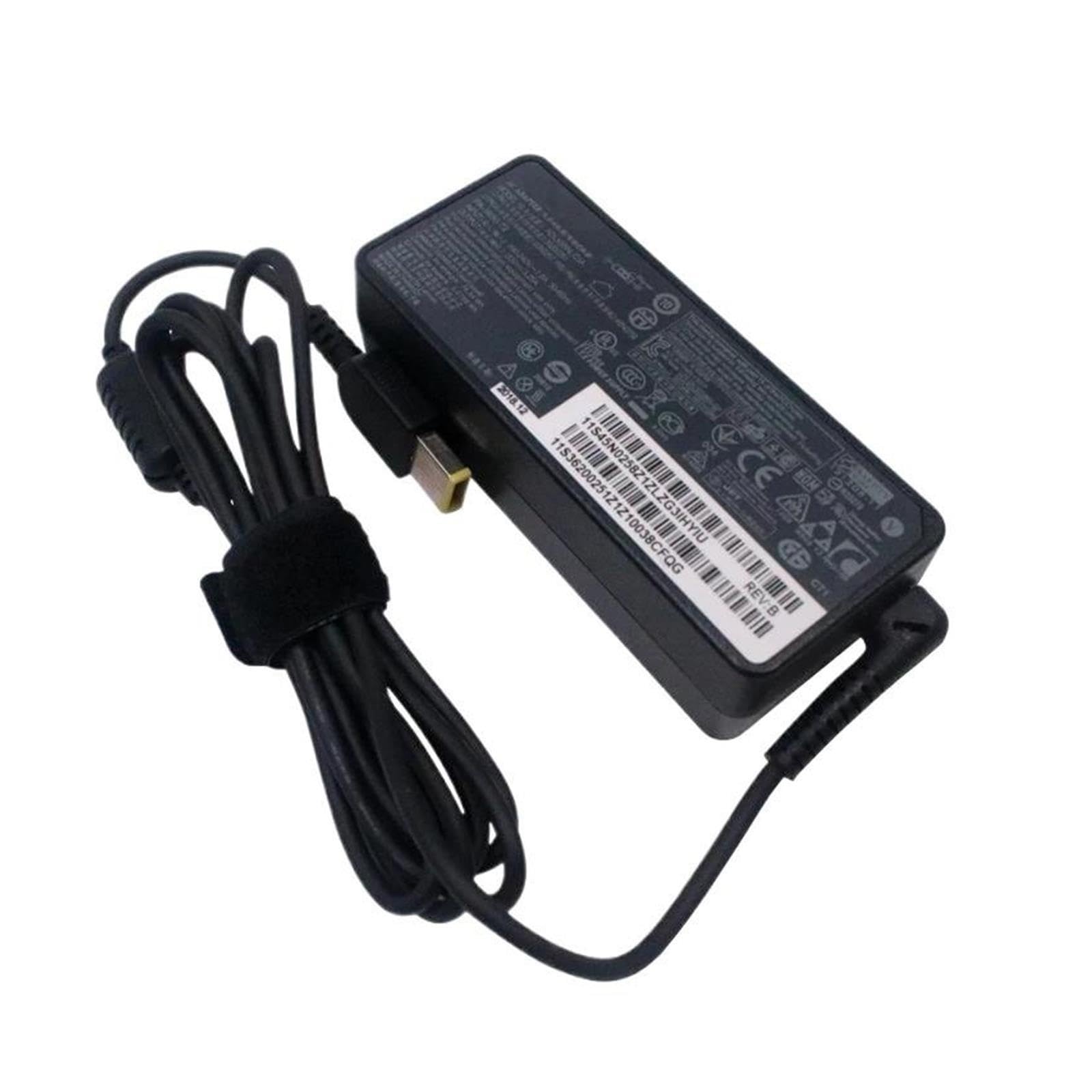 Cargador De Ordenador Portátil, Compatible con Lenovo, Adaptador De CA 20V 3.25A 65W, Cargador De Vuelta ADLX65NLC3A PA-1650-71 Yoga 500-14IHW 500-14ISK-15ACL(EU Plug)