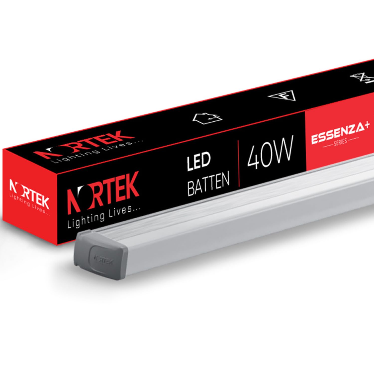 Nortek Essenza+ led tube lights for home 40 watt - Cool White LED Batten Light Ideal for Living Rooms, Bedrooms, Offices, Commercial, and Industrial Spaces Energy Efficient Led Light (Pack of 1) (B0CG222DDK) Amazon Price History, Amazon Price Tracker