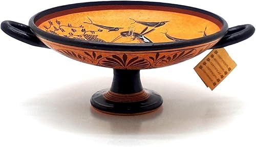 Miniatura 3 de Copa Dios Dionisos Florero griego antiguo Cerámica Kylix Copy Museum Grecia