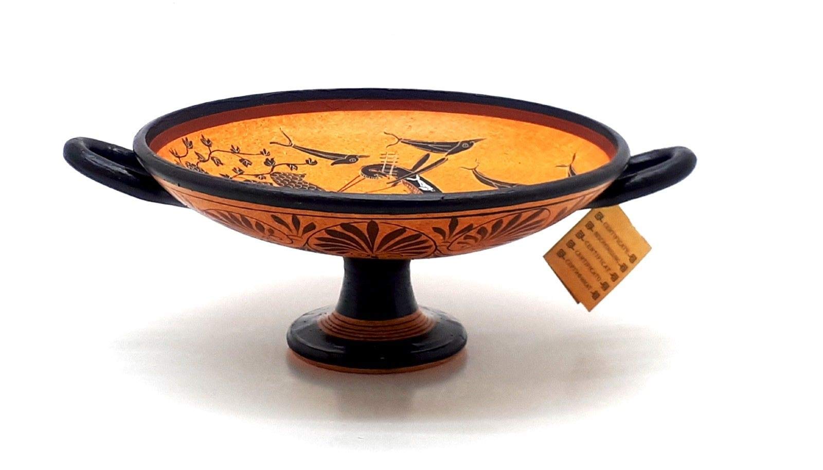 God Dionysus Cup Antico Vaso Greco Ceramica Kylix Copy Museum Grecia