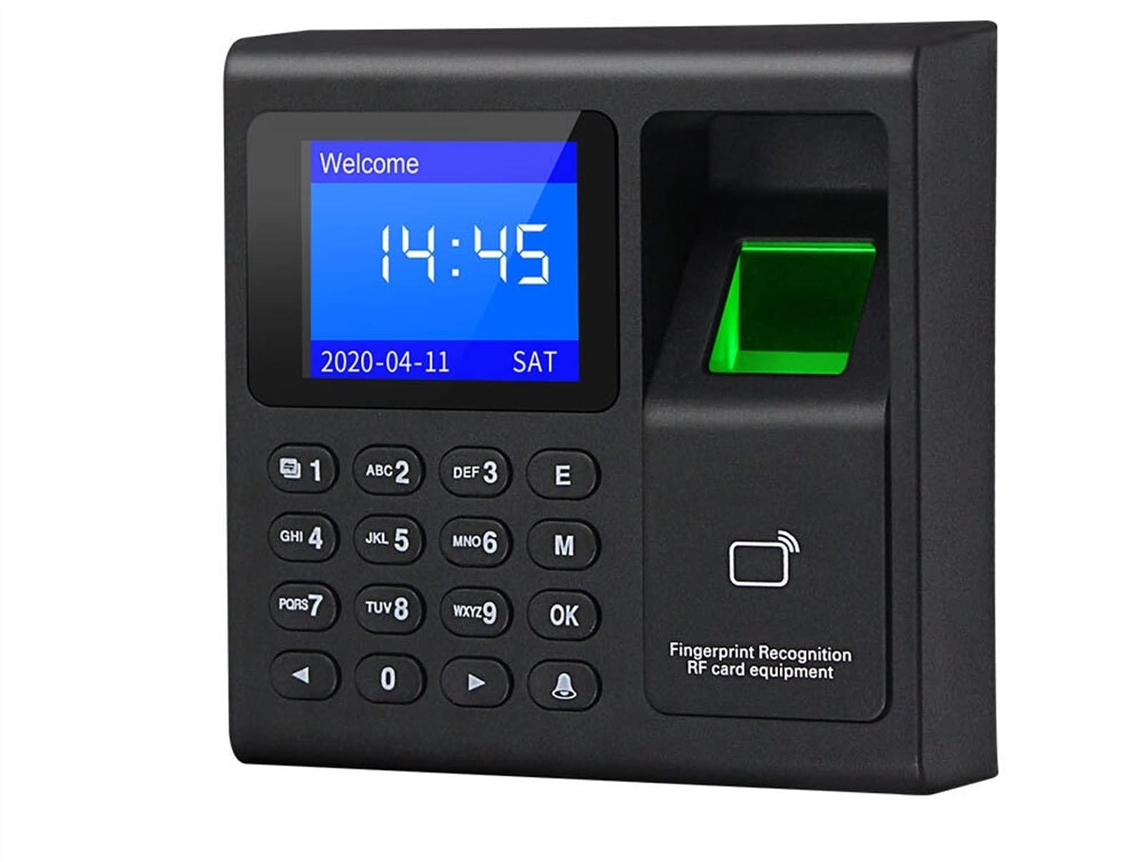 Maszyna obecności, Maszyna Intelligent Fingerprint Frekwencja Frekwencja biometryczny linii papilarnych Time Machine Zegar Recorder Device urzędnik,Elektronika biurowa