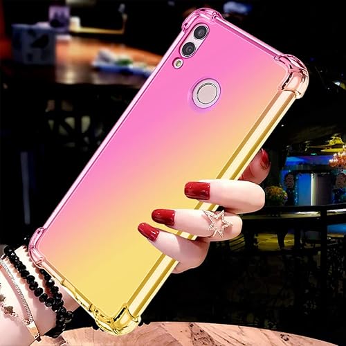 Miniatura 5 de Funda para Y7 2019/Y7 Prime 2019, Dub-LX1 Dub-LX3, funda transparente para teléfono con degradado, delgada, antiarañazos, flexible, TPU, funda