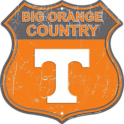 Hangtime Big Orange Country - Tennessee Route Sign 12x12 Aluminum Wall Mount Sign by Hangtime - Used condition - US$8.86