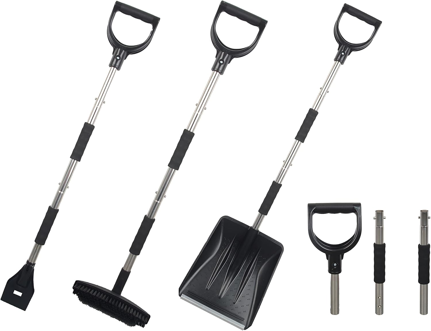 3in1 Snow Shovel Kit, multifun Snow Shovel with Ice