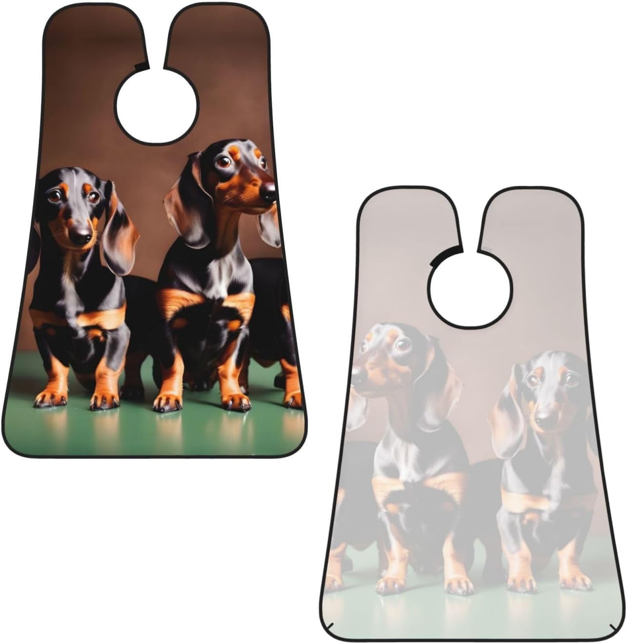 Dachshund Weiner Dog Print Beard Bib Apron, Shaving Apron For Dad, Men'S Hair Catcher For Shaving Best Gifts For Dad