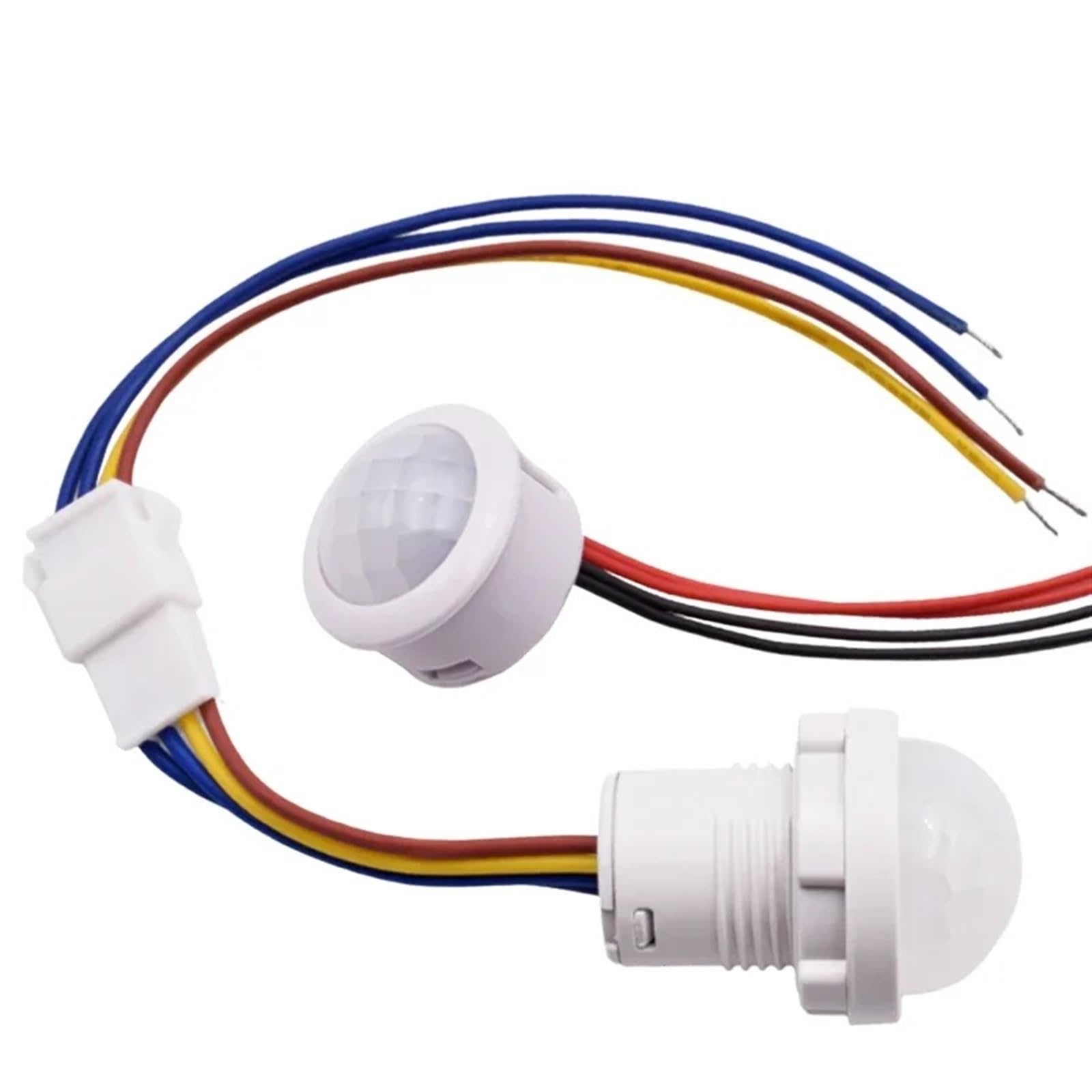 AC 12V 24V DC 110V 220V Sensor automático de movimiento infrarrojo interruptor de luz IR detección de movimiento humano lámpara interior y exterior 1 Uds(9-60V DC)