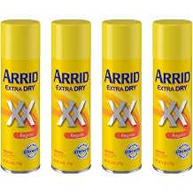 Arrid Extra Dry Anti-Perspirant Deodorant Spray Regular 6 oz Pack of 4