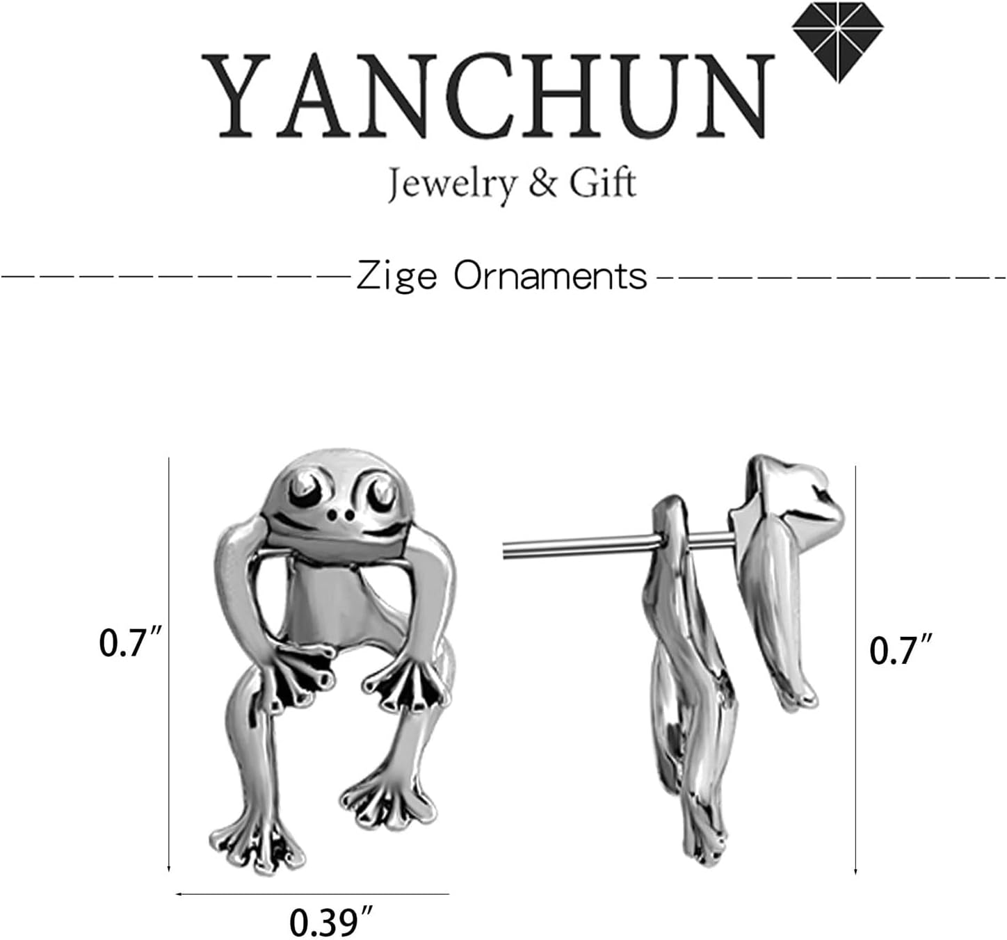 YANCHUN 6 Pairs Cute Animal Bite Earrings for Women 3D Clay Earrings Animal Cartoon Biting Ears Stud Earrings Jewelry Gifts - Image 6