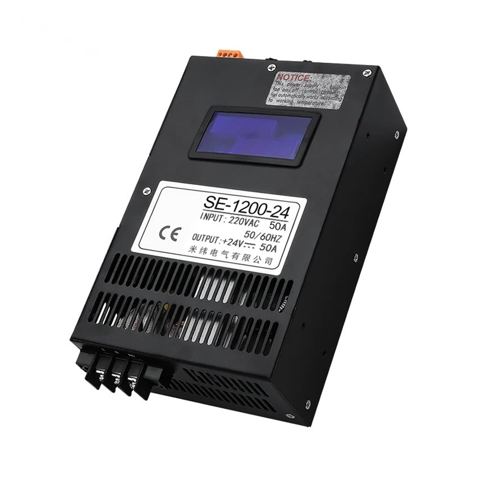 Fuente de alimentación conmutada ajustable 1200 W, 0-12 V, 24, 36, 48, 60, 80, 110, 150, 220 CA/CC, transformador con pantalla digital(0-60v-1200w,110V)